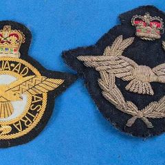 British Military 2x RAF blazer badges
