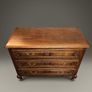 Early 20th Century French Stained Oak Chest of Drawers Image 4