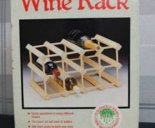 Vintage T&G Woodware Modular Pine Wine Rack