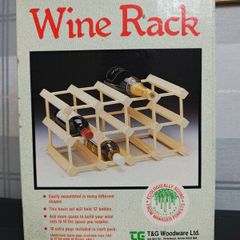 Vintage T&G Woodware Modular Pine Wine Rack