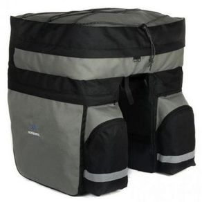 ROSWHEEL Cycling 60L Bicycle Double Side Bike Rear Rack Bag Tail Seat Pannier