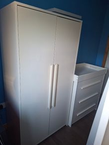 Mamas and Papas wardrobe and drawers