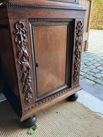 Antique book / linen press, rare piece