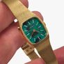 Longines Ladies Gold Tone Emerald Green Dress Watch - Manual Winding. Stunning Condition Image 10