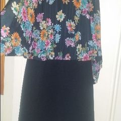 Beautiful Floral unusal Atmosphere mini dress size UK12 EUR40 Postage included