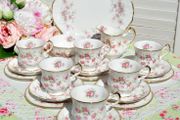 Paragon "Victoriana  Rose" Fine Bone China 21 piece Tea Set
