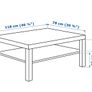 LACK Black coffee table IKEA Image 9