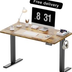 100 x 60 cm Standing Desk, Electric Height Adjustable Desk