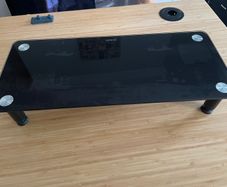 Duronic glass monitor riser