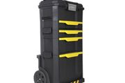 Stanley Rolling Workshop 2-in-1, Modular Construction, 4 Removable Tool Boxes with Quick Release, Telescopic Aluminium Handle