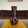 Vintage German WGP Striped Brown Jasba Vase 22 cm Image 2