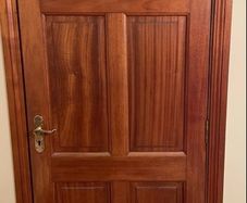 Solid mahogany door x2