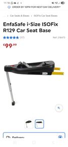 Brand New ISO car seat fix