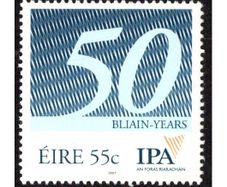 2007 Ireland 50th Anniversary of the IPA (Institute of Public Administration)  Commemorative Stamp Mint Never Hinged (MNH)