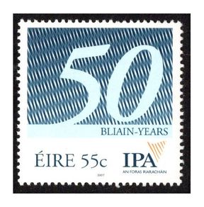 2007 Ireland 50th Anniversary of the IPA (Institute of Public Administration)  Commemorative Stamp Mint Never Hinged (MNH)