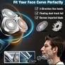 4 In 1 Mens Electric Shaver Razor Wet Dry Usb Charging Rotary Cordless Rotary Shaver Grooming Kit Image 3