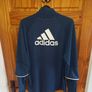 Navy Adidas Fleece Manchester United Training Top Mens Medium Image 2