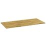 Table Top Solid Oak Wood Rectangular 23 mm 140x60 cm Image 2