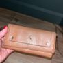 Real Leather Tan Ladies Purse Image 2