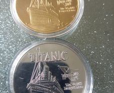 Titanic memorabilia coins
