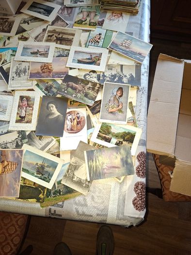 Large Collection of Old postcards Over 150 used