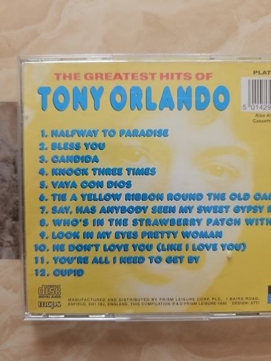 Tony Orlando CD - Greatest Hits