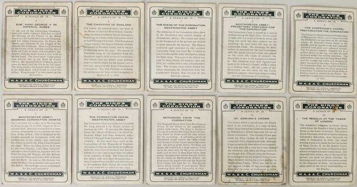 Churchman's Cigarette cards
