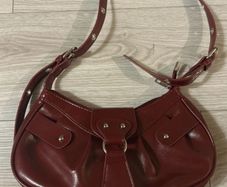 Red handbag