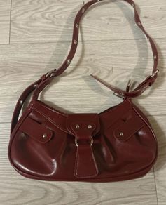 Red handbag