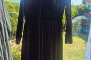 Marc Angelo Black Velvet Dress