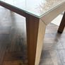 Soild Oak Table & Side Table Image 5