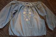 Jeans Top. Size 10