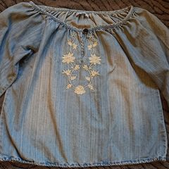 Jeans Top. Size 10