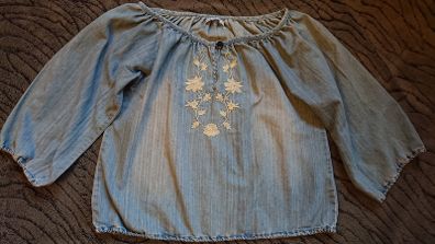 Jeans Top. Size 10