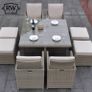 Versatile Rattan Outdoor Dining Set Image 9