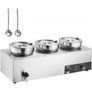 220v Commercial Soup Warmer Soup Station with 3x7Litre  Pot Soup Kettle Warmer Image 5