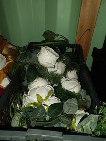 job lot artificial flowers