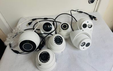 7 x Professional cctv cameras