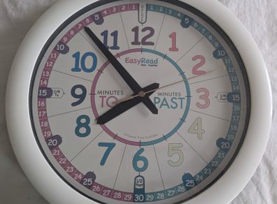 Easy read kids clock