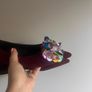 Burgundy ballerinas Image 2