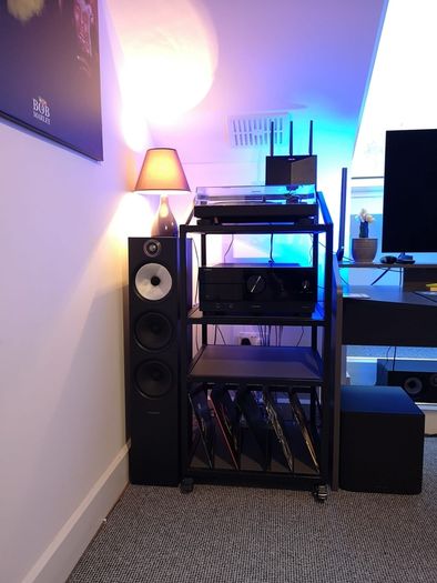 HI FI rack with speakers stand