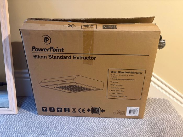 PowerPoint 60cm Standard Extractor fan