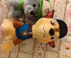 paw patrol teddies Chase and Marshall