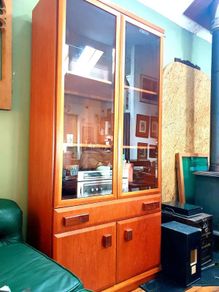 Mid century Danish teak  stereo cabinet