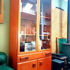 Mid century Danish teak  stereo cabinet