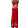 Vintage Red floral maxi dress Mariko size 12/14 Postage included Image 4