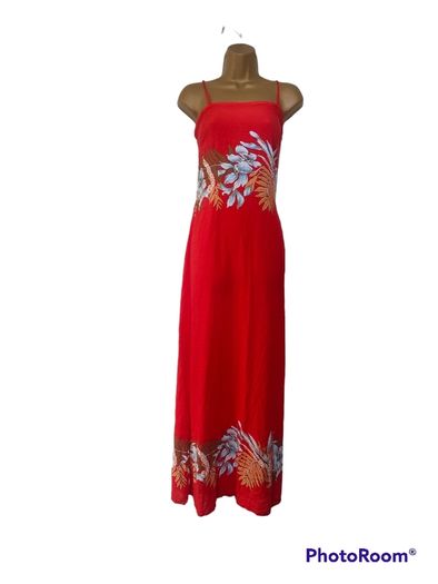 Vintage Red floral maxi dress Mariko size 12/14 Postage included