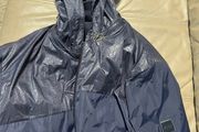 Hugo Boss Reversible jacket fleece finish waterproof hooded size XXL