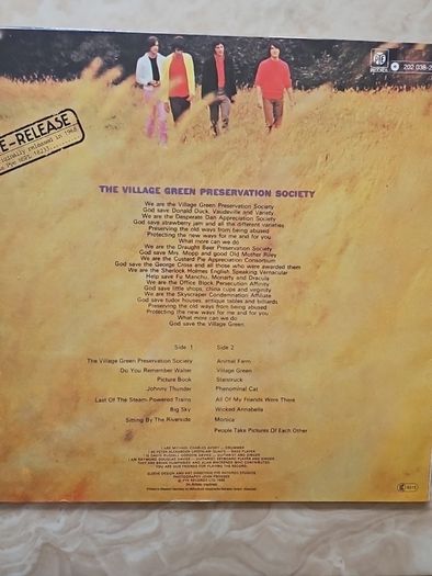 The Kinks LP - Are The Village Green Preservation Society