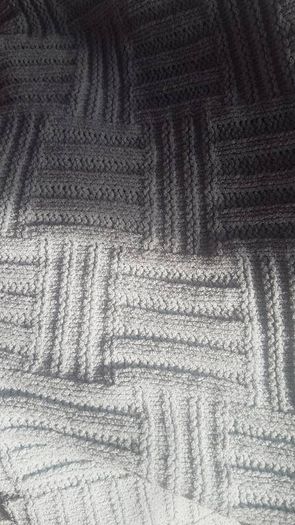 Blue baby blanket